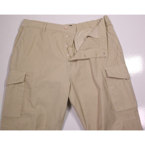 Edwin Sentinel Cargo Pants Tan Rip-Stop Double Knee Pants Men's Large - Picture 5 of 7